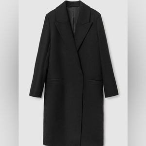COS double-breasted wool coat